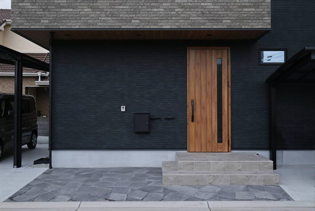 かっこいい外構
アプローチ